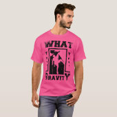 Boulderen en rotsklimmen met bergen en wat t-shirt (Voorkant volledig)