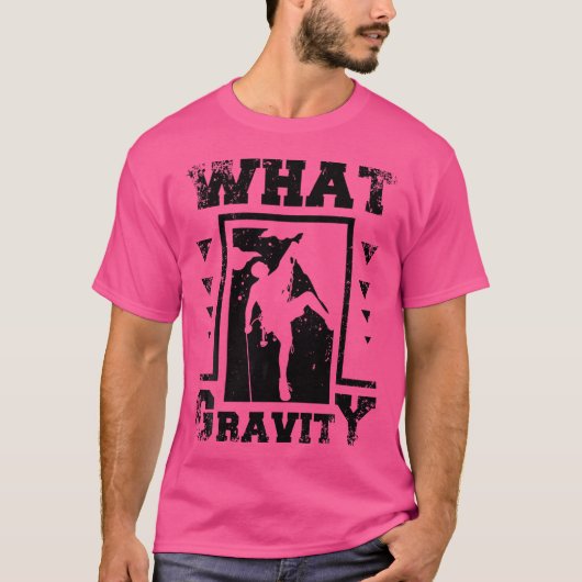 Boulderen en rotsklimmen met bergen en wat t-shirt (Voorkant)