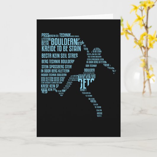 Boulderen Kaart (Gele Bloem)