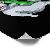 Boulderen Klimmen Carabiner Koala Poster (Hoek)