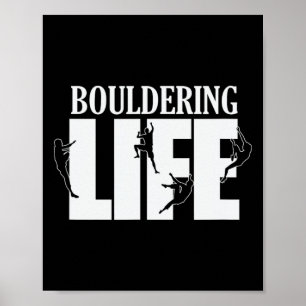Boulderen Leven Hobby Klimmen Sport Poster