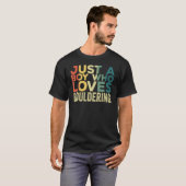 Bouldering Apparel Bouldern Rock-klimmer T-shirt (Voorkant volledig)