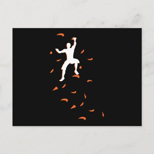 Bouldering Boulder Sport Klimwand Briefkaart (Voorkant)