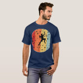 Bouldering Cool Rock-klimmer, Love Climate Gift T-shirt (Voorkant volledig)