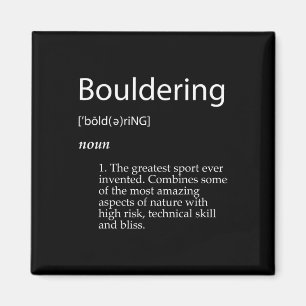 Bouldering Definitie Berg Rots Berg Klimmen Magneet