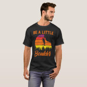 Bouldering is een kleine beendersteen t-shirt (Voorkant volledig)