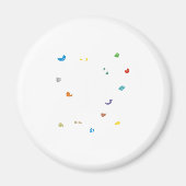 Bouldering-klimberidee Magneet (Voorkant)