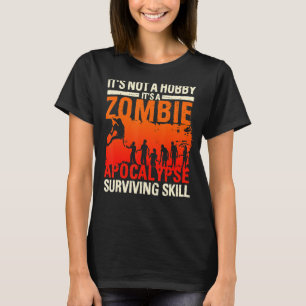 Bouldering klimmer Boulderer Zombie Apocalypse Cli T-shirt