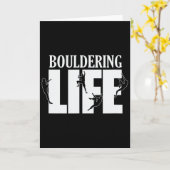 Bouldering Leven Hobby Klimsport Kaart (Gele Bloem)