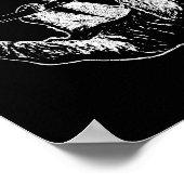 Bouldering Luiaard Grappig Klimmen Klimmer Boulder Poster (Hoek)