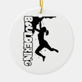 Bouldering_printvrouwen Keramisch Ornament (Voorkant)