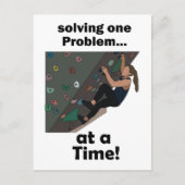Bouldering Probleemoplosser Klimfeest Briefkaart (Voorkant)
