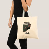 Bouldering Probleemoplosser Klimfeest Tote Bag (Voorkant (product))