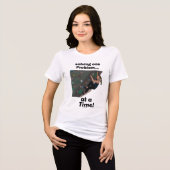 Bouldering Probleemoplosser Klimfeest Tri-Blend Shirt (Voorkant volledig)