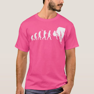 Bouldering Rock Klimmen Evolutie Wandelen Outdoor T-shirt