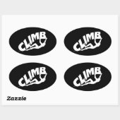 Bouldering-rottenbeklimming Ovale Sticker (Vel)