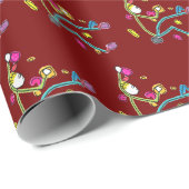 Bouldering Stickman Cadeaupapier (Rol Hoek)