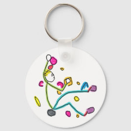 Bouldering Stickman Sleutelhanger