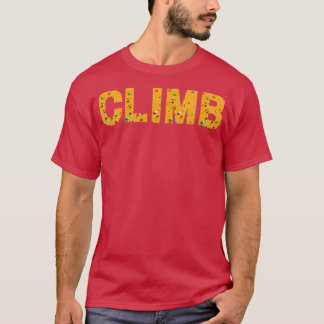 Bouldering-wand binnenshuis t-shirt