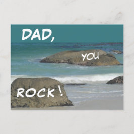 Boulders Beach - DAD You ROCK - Briefkaart