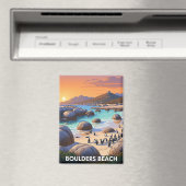 Boulders Beach Pinguins Zuid-Afrika Reizen Magneet (Insitu (Vaatwasser))