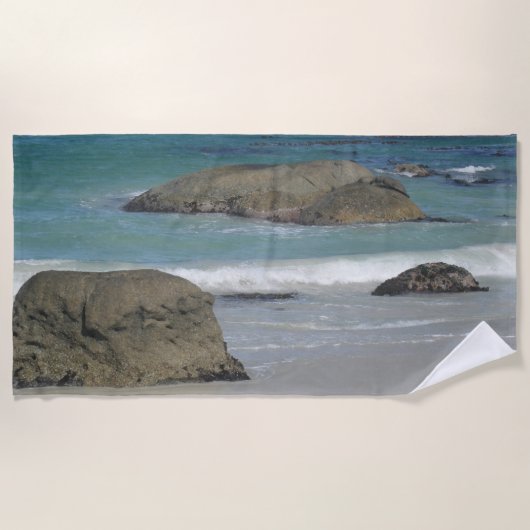 Boulders Beach South Africa Beach Towel Strandlaken (Voorkant)