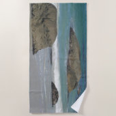 Boulders Beach South Africa Beach Towel Strandlaken (Voorkant)