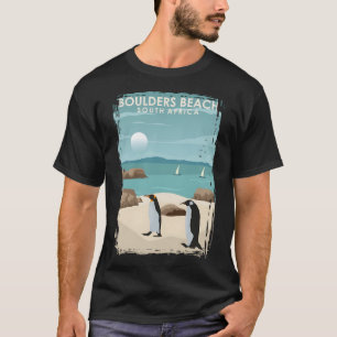 Boulders Beach Zuid-Afrika Penguin Beach Poster A T-shirt