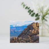 Boulders en bergen briefkaart (Staand voorkant)