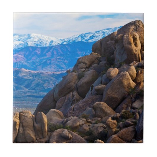 Boulders en bergen tegeltje (Voorkant)