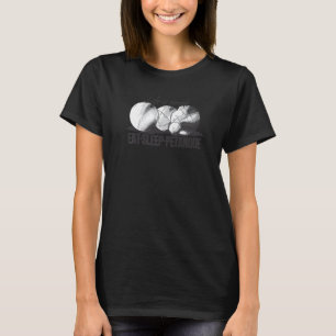 Boule ballen voor petanque en boule players boulen t-shirt