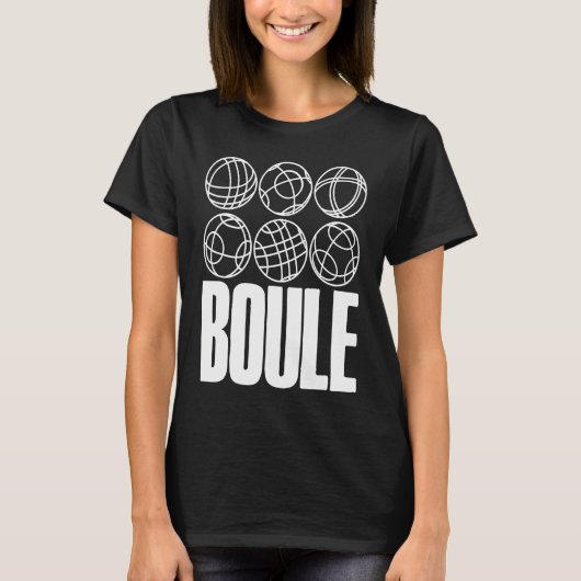 Boule Balls For Boulder Petanque Boules Ball T-shirt (Voorkant)
