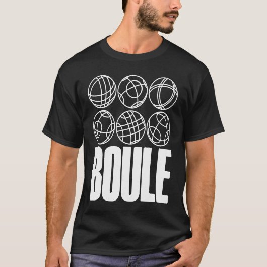 Boule Balls For Boulder Petanque Boules Ball T-shirt (Voorkant)