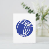 Boule Boccia Petanque Briefkaart (Staand voorkant)