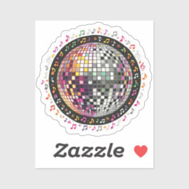  boule disco sticker