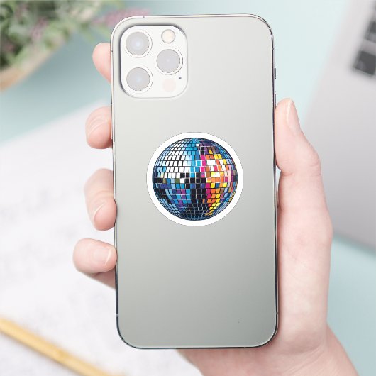 boule disco sticker (Telefoon)