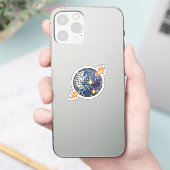 boule disco sticker (Telefoon)