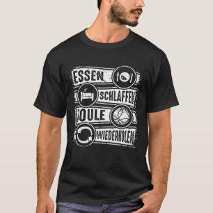 Boule Eten Slapen Herhalen Petanque Boules T-shirt