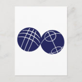 Boule petanque briefkaart (Voorkant)