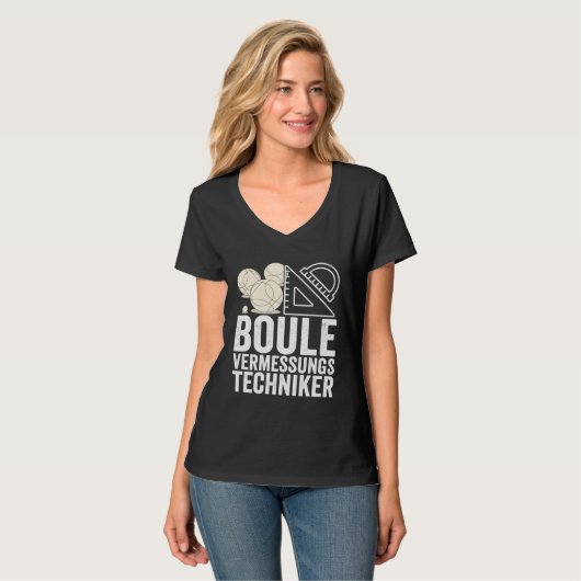 Boule survey technician motif t-shirt (Voorkant volledig)