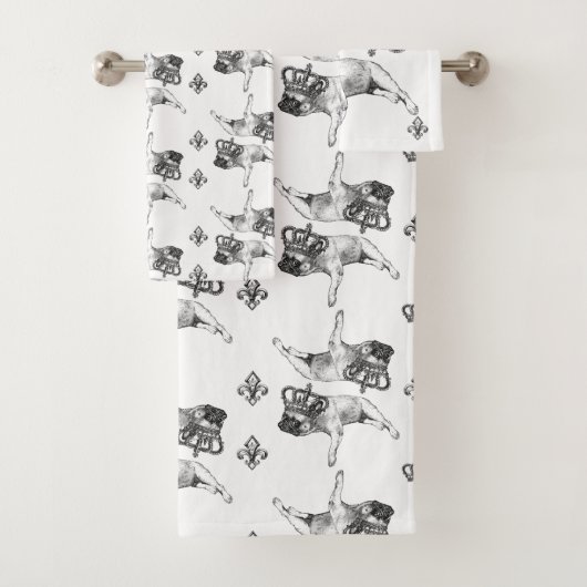 Bouledogue-handdoeken Bad Handdoek (Insitu)