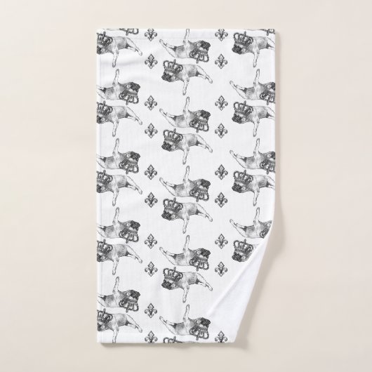 Bouledogue-handdoeken Bad Handdoek (Handdoek)