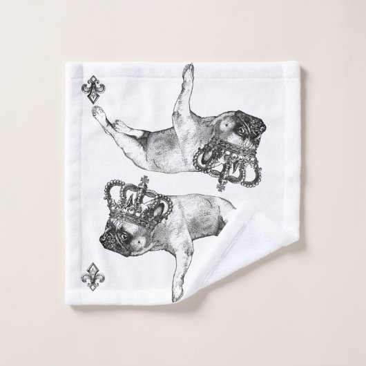 Bouledogue-handdoeken Bad Handdoek (Wasdoekje)