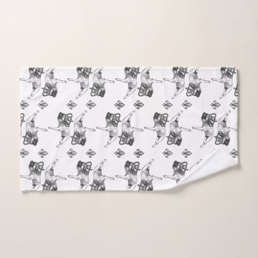 Bouledogue-handdoeken Bad Handdoek (Handdoek)