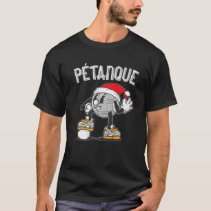 Boulekugel Pétanque Santa Outfit voor Bouler Boule T-shirt