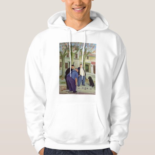 Boules-spelers Hoodie (Voorkant)