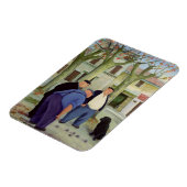 Boules-spelers Magneet (Linkerzijde)