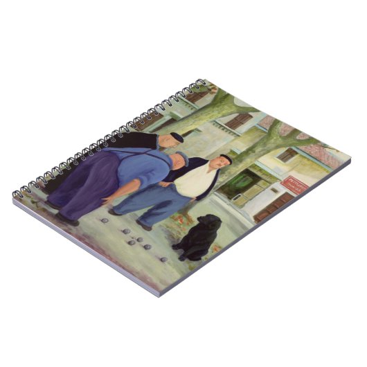 Boules-spelers Notitieboek (Linkerzijde)