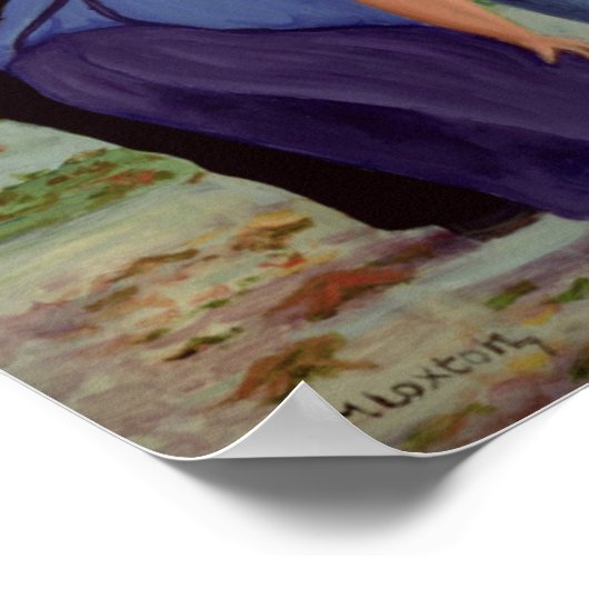 Boules-spelers Poster (Hoek)