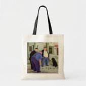 Boules-spelers Tote Bag (Voorkant)